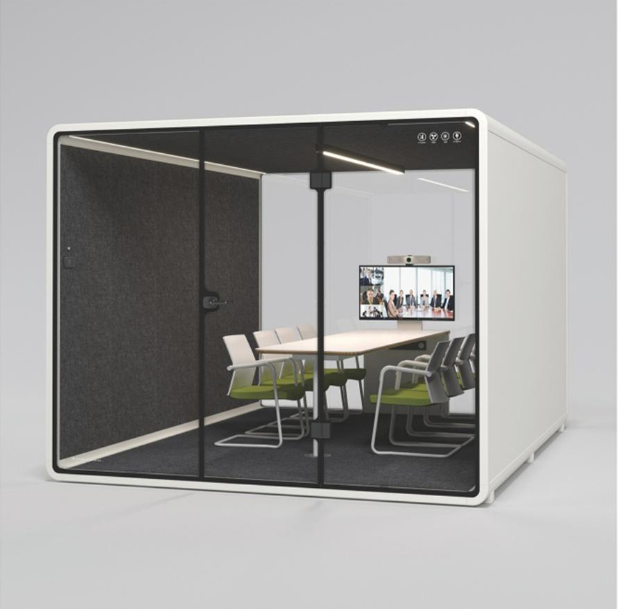 [会议台|静音舱/洽谈屋|办公家具|登录入口家具|SR系列多人静音仓]